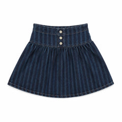 BONJOY PRINTED STRIPE SKIRT