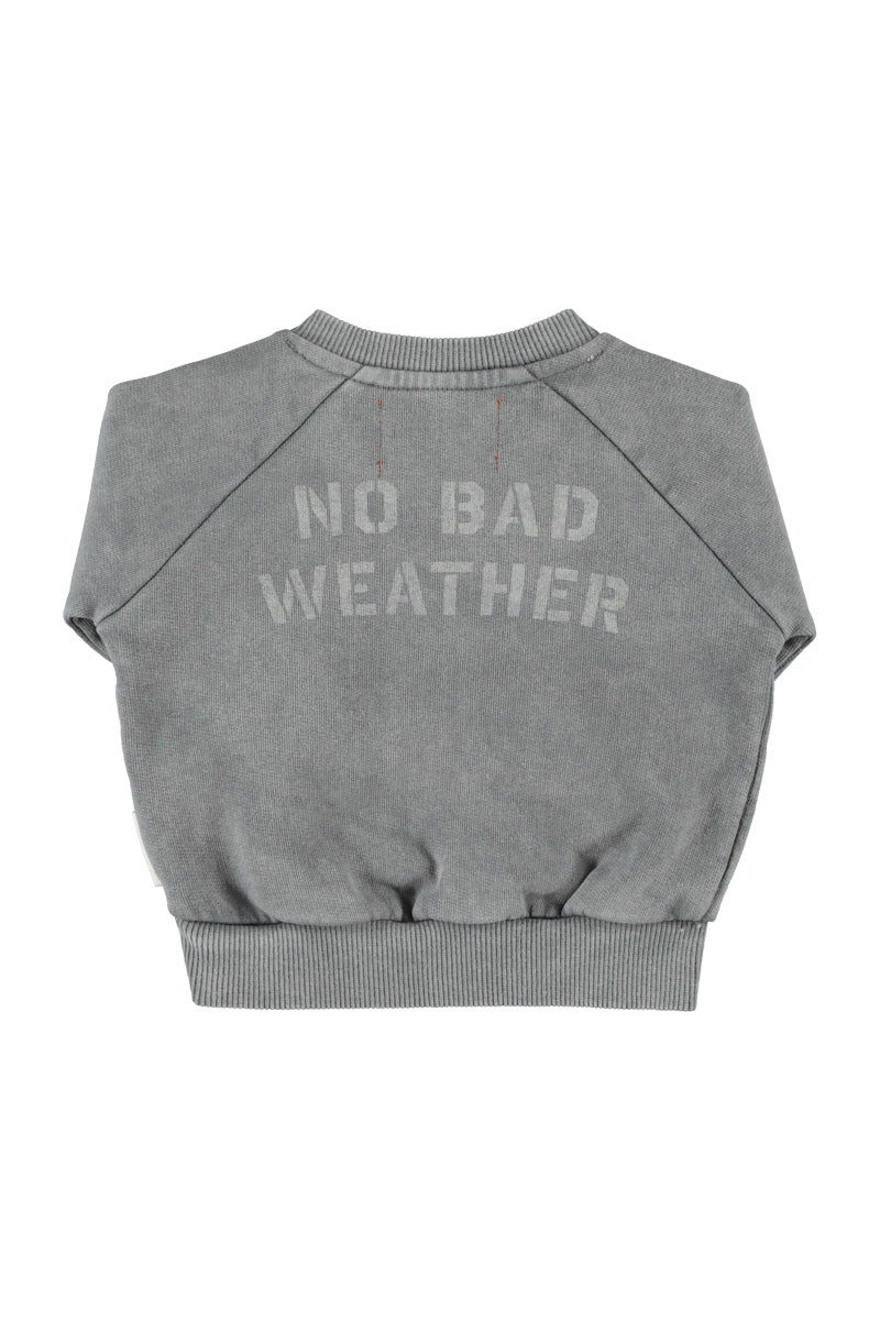 PIUPIUCHICK SUN & CLOUD PRINT SWEATSHIRT