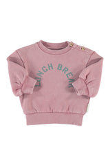 PIUPIUCHICK "LUNCH BREAK" PRINT OVERSIZED SWEATSHIRT