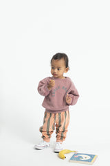 PIUPIUCHICK "LUNCH BREAK" PRINT OVERSIZED SWEATSHIRT