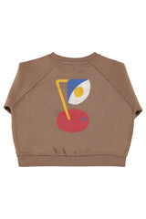 PIUPIUCHICK "CAPTAIN "PRINT SWEATSHIRT