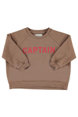 PIUPIUCHICK "CAPTAIN "PRINT SWEATSHIRT