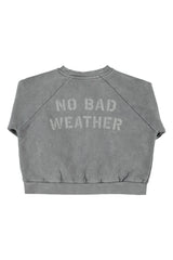 PIUPIUCHICK SUN & CLOUDS PRINT SWEATSHIRT