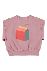 PIUPIUCHICK "LUNCH BREAK" OVERSIZED SWEATSHIRT