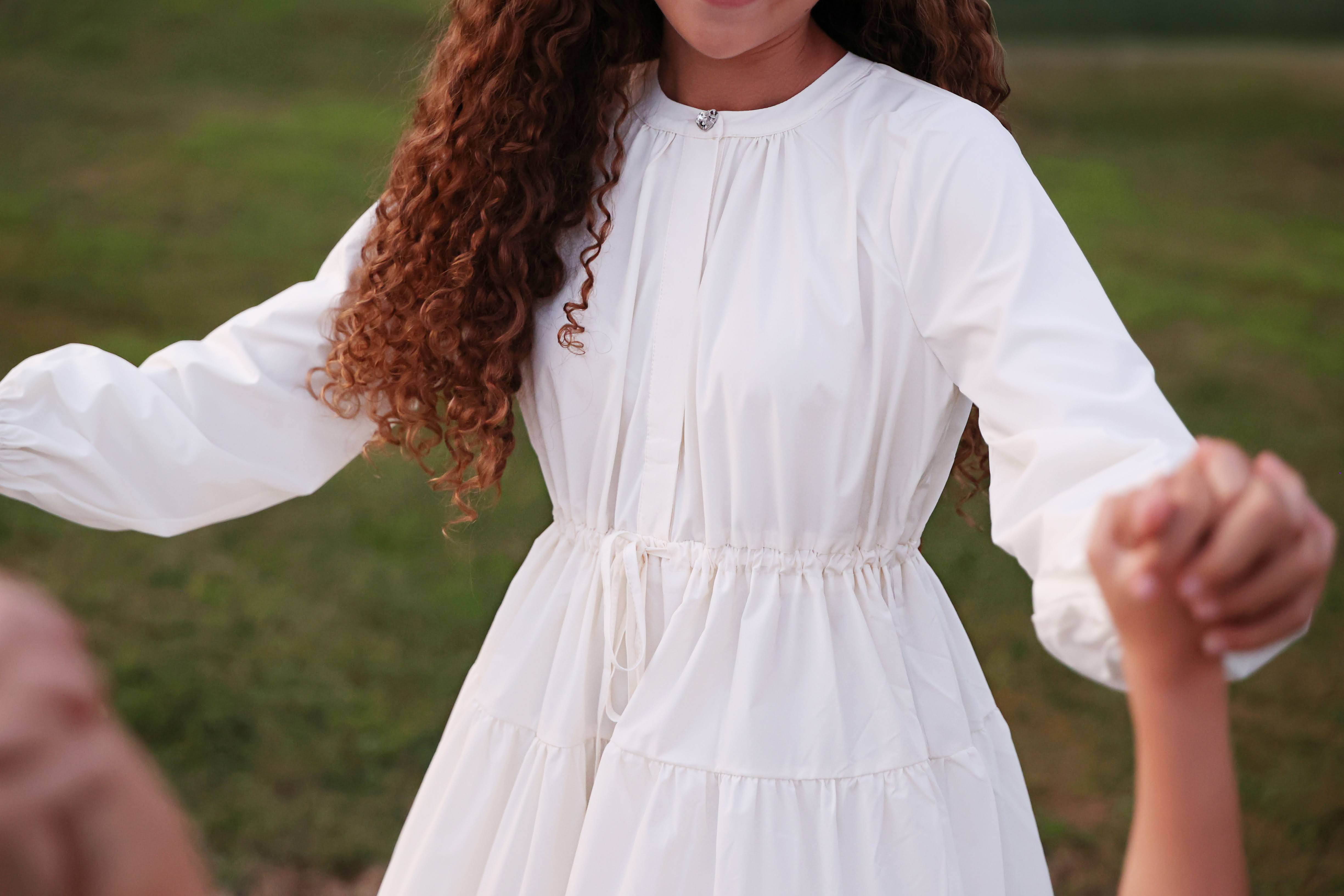 LITTLE TEMPEST TEEN TAFFETA TIERED GOWN