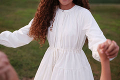 LITTLE TEMPEST TEEN TAFFETA TIERED GOWN