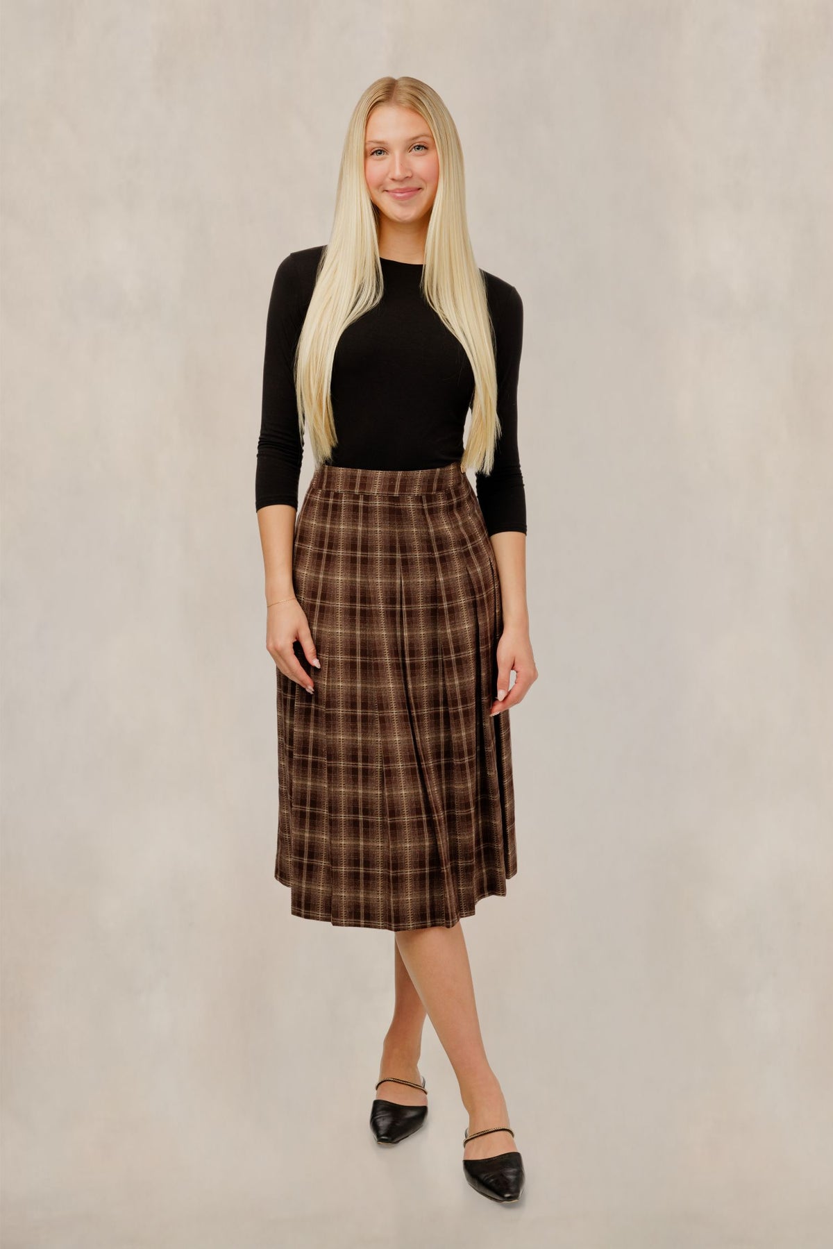 ENGLISH PRINT SKIRT