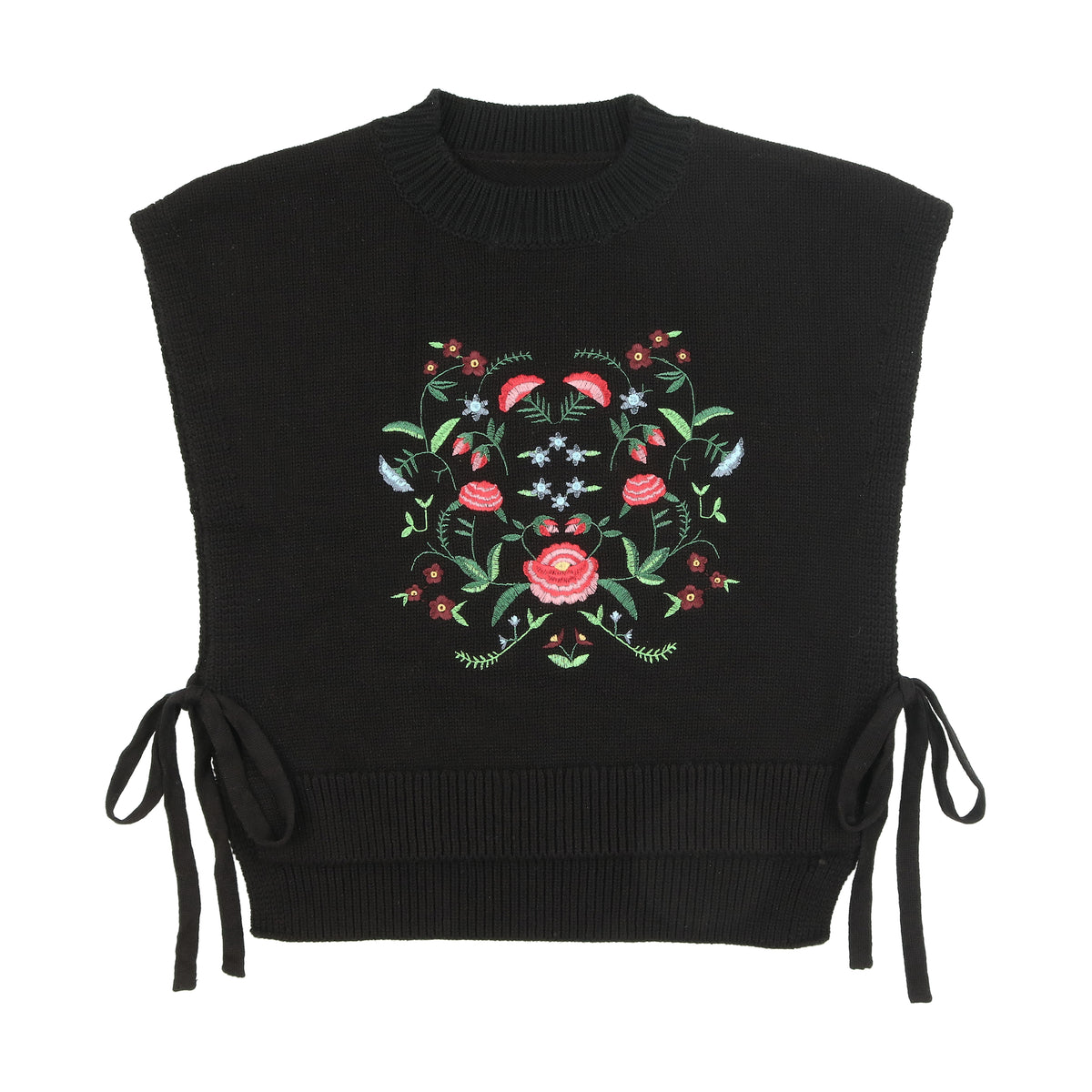 URBAN EDGE EMBROIDERED KNIT VEST