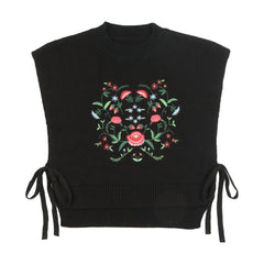 URBAN EDGE EMBROIDERED KNIT VEST