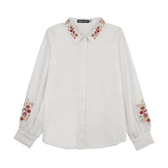 URBAN EDGE FLORAL EMBROIDERED SHIRT