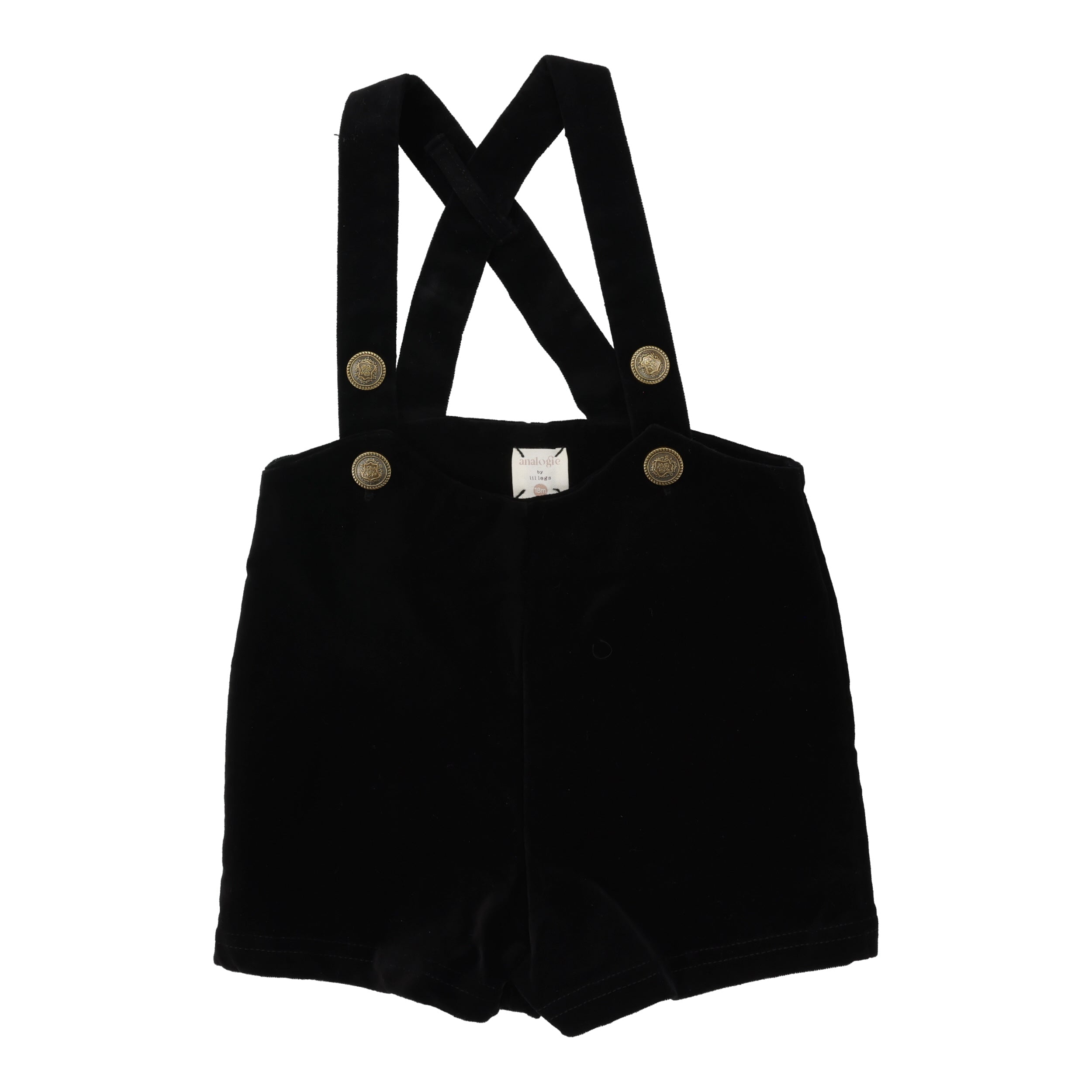 ANALOGIE 2PC VELVET BLAZER AND SHORTS SET