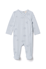 MOCHA FRONT OVERLAP FOOTIE