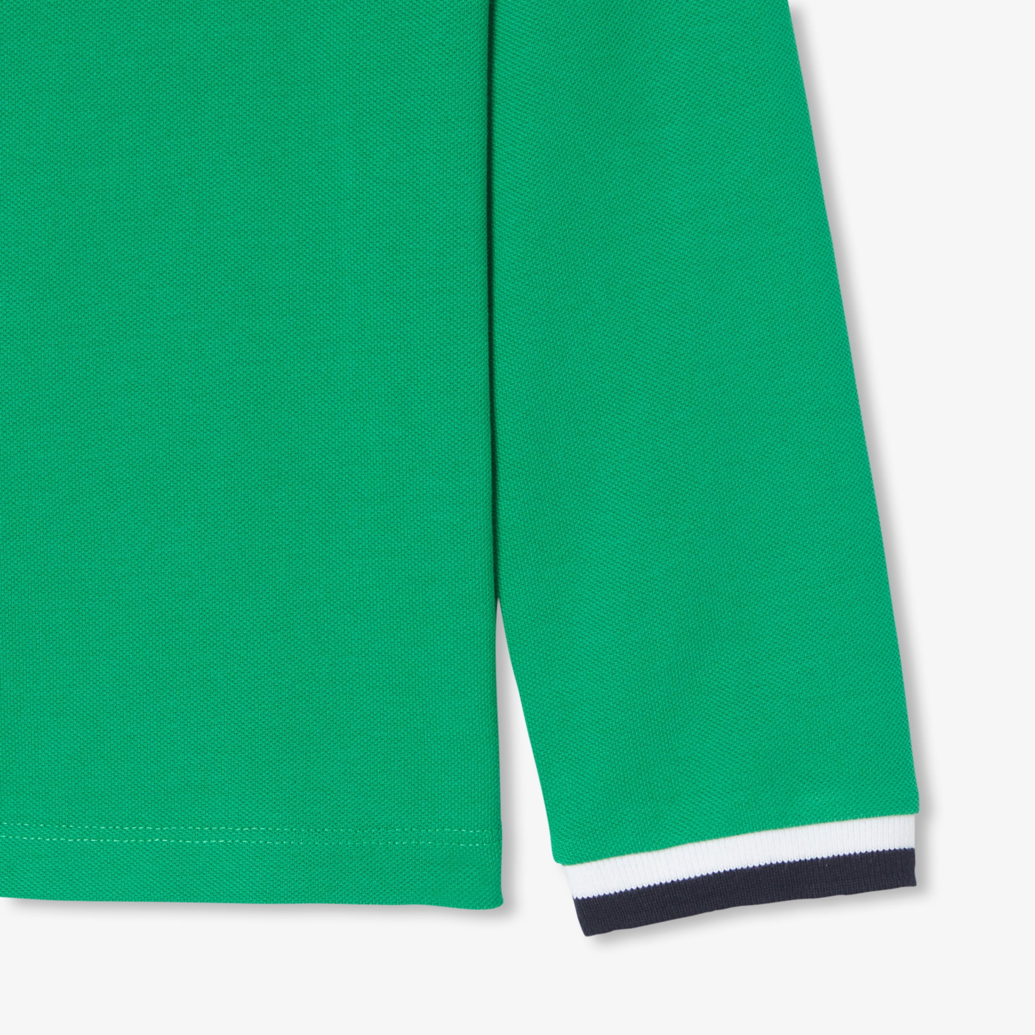 JACADI STRIPE COLLAR AND CUFF POLO
