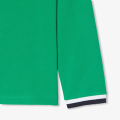 JACADI STRIPE COLLAR AND CUFF POLO