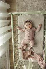 LIL LEGS BABY DOTTED POINTELLE FOOTIE