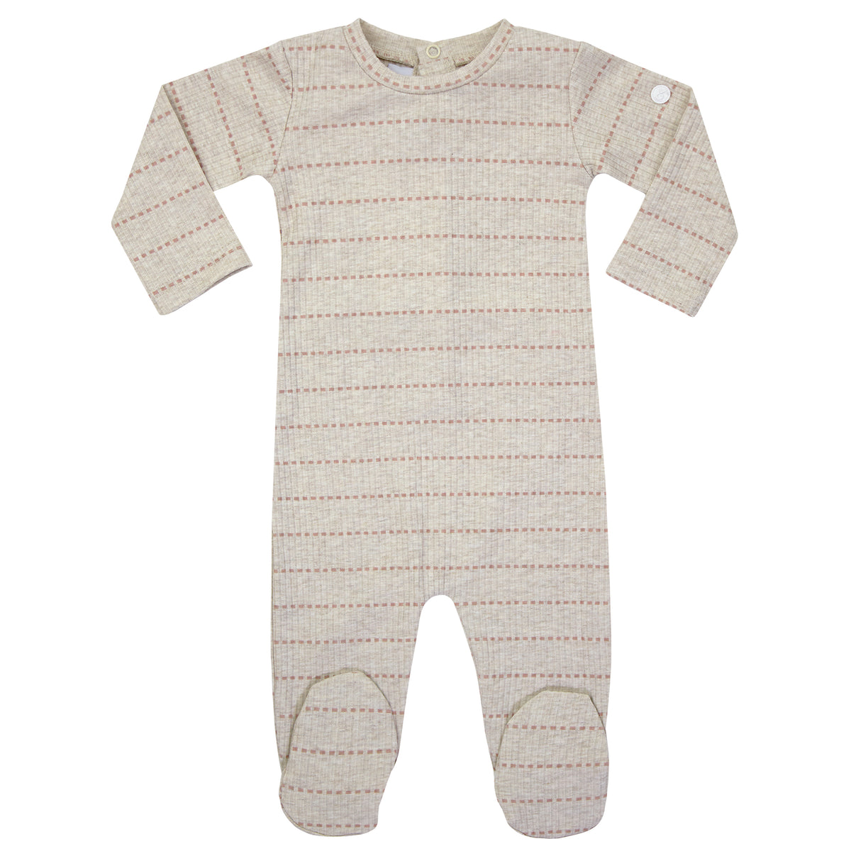 CREW LOUNGE STRIPED RIBBED FOOTIE