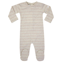 CREW LOUNGE STRIPED RIBBED FOOTIE