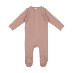 LIL LEGS BABY DOTTED POINTELLE FOOTIE