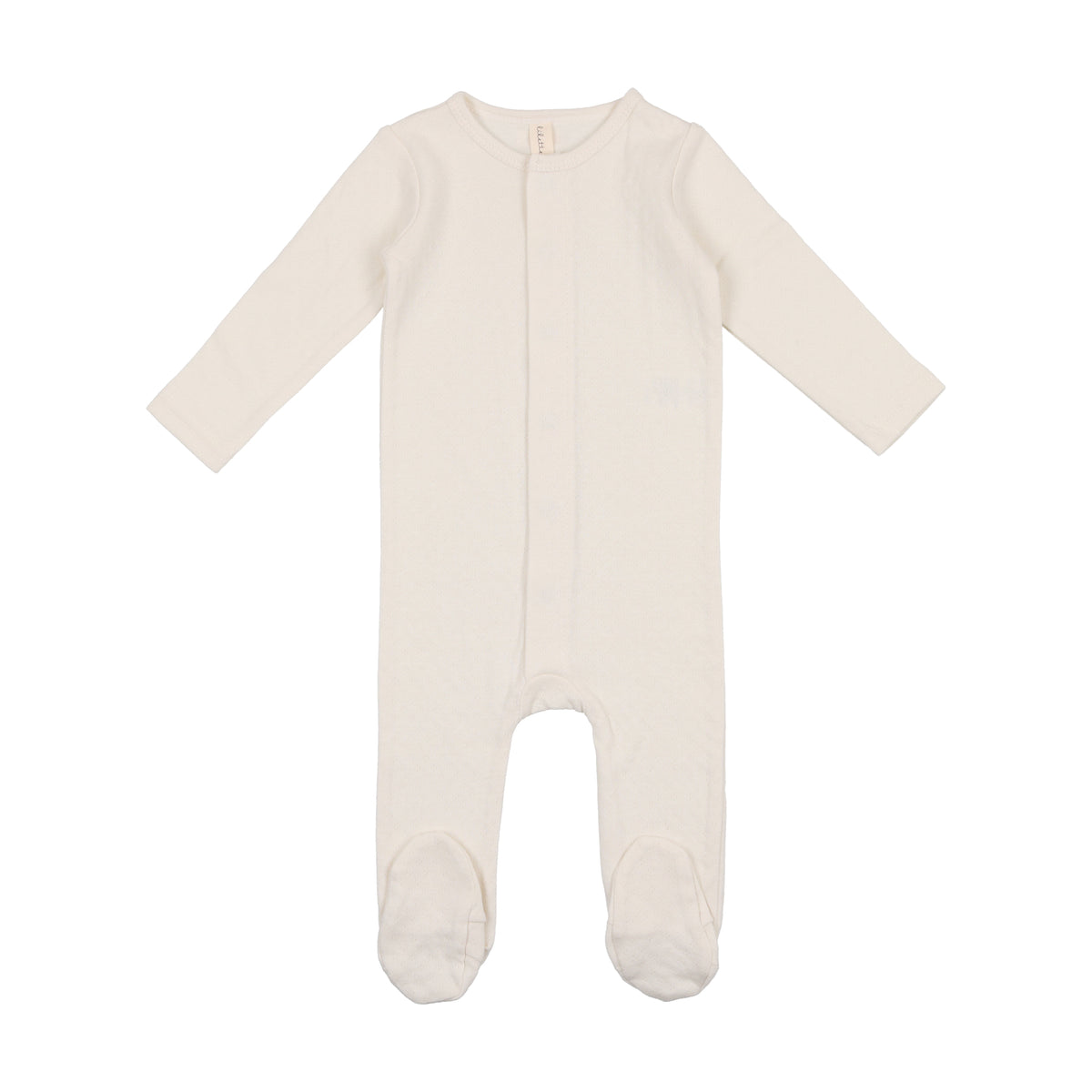 LIL LEGS BABY DOTTED POINTELLE FOOTIE