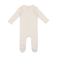 LIL LEGS BABY DOTTED POINTELLE FOOTIE