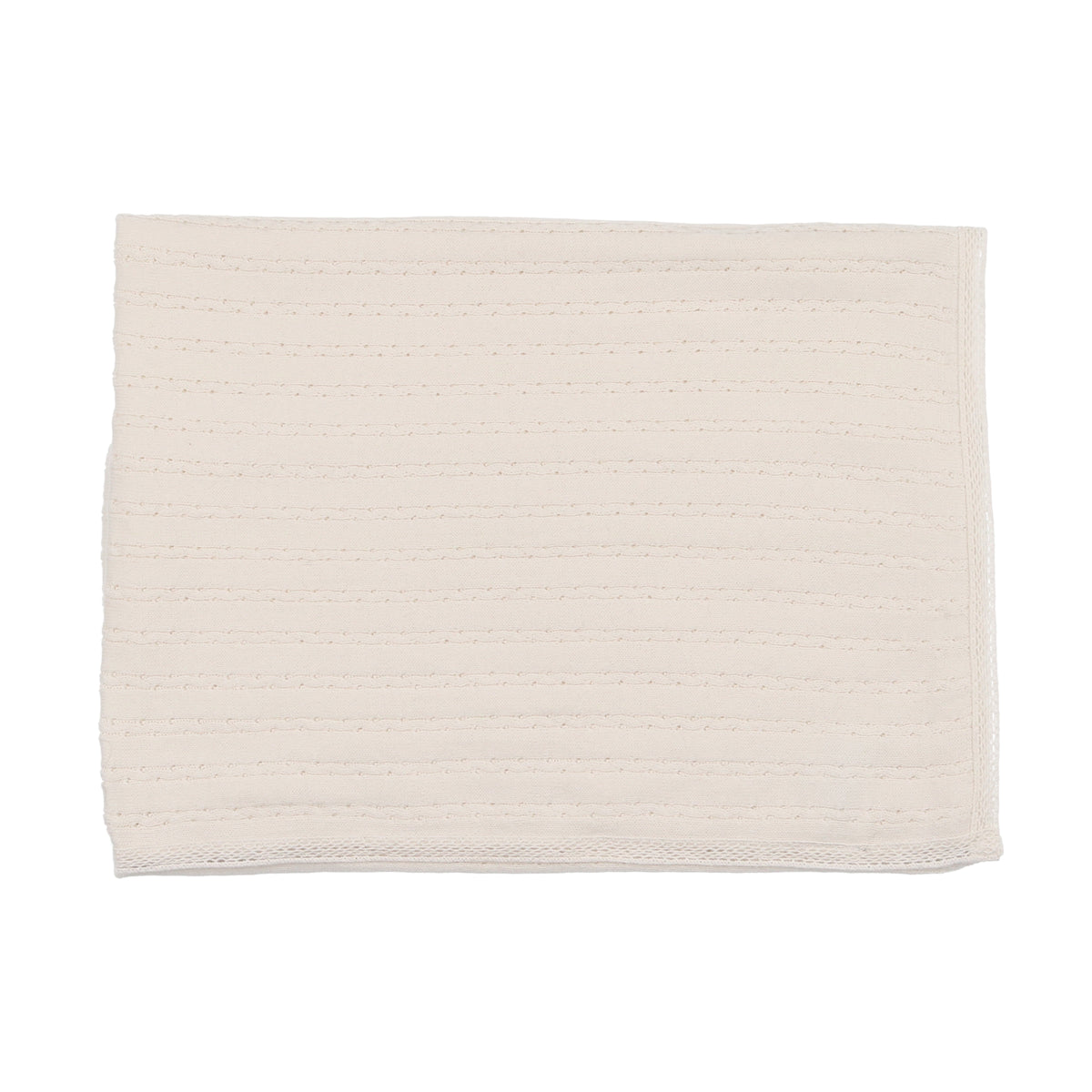 LIL LEGS BABY POINTELLE KNIT BLANKET