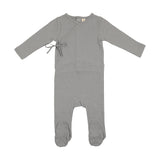 LIL LEGS BABY POINTELLE WRAPOVER FOOTIE