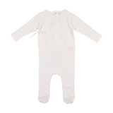 LIL LEGS BABY POINTELLE WRAPOVER FOOTIE