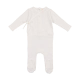 LIL LEGS BABY POINTELLE WRAPOVER FOOTIE