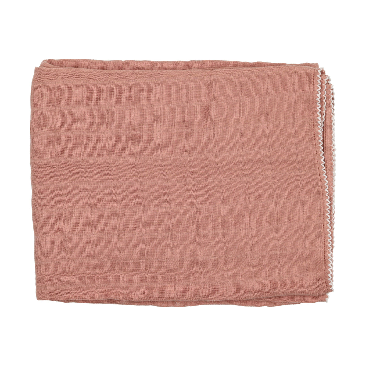LIL LEGS BABY SCALLOP EDGE MUSLIN SWADDLE