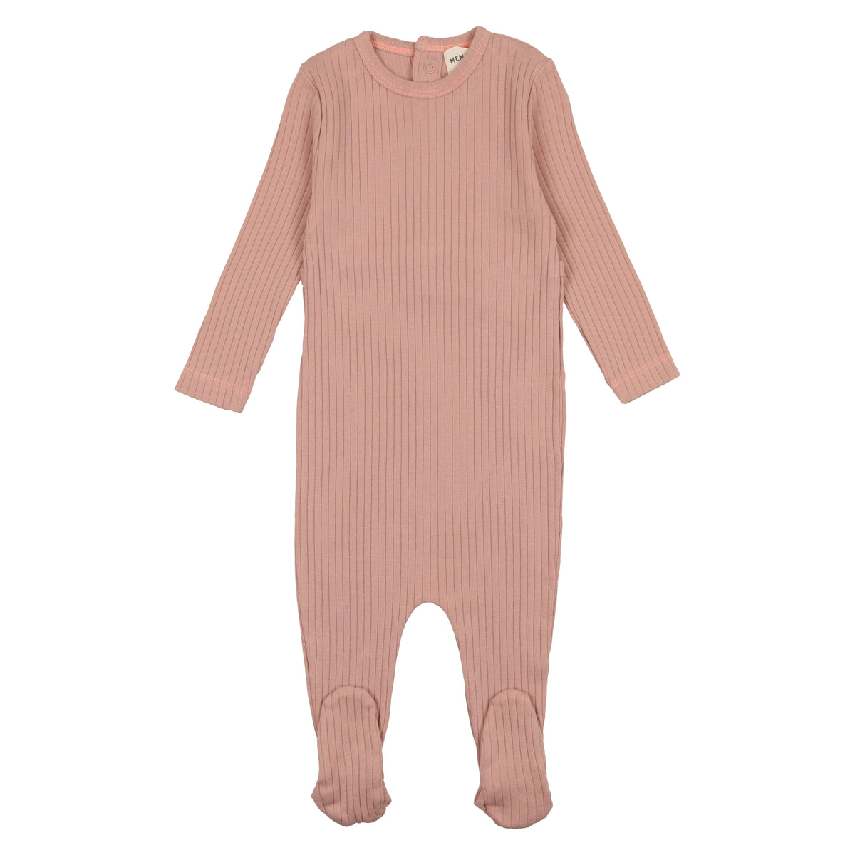 MEMA KNITS. NEON STITCH FOOTIE